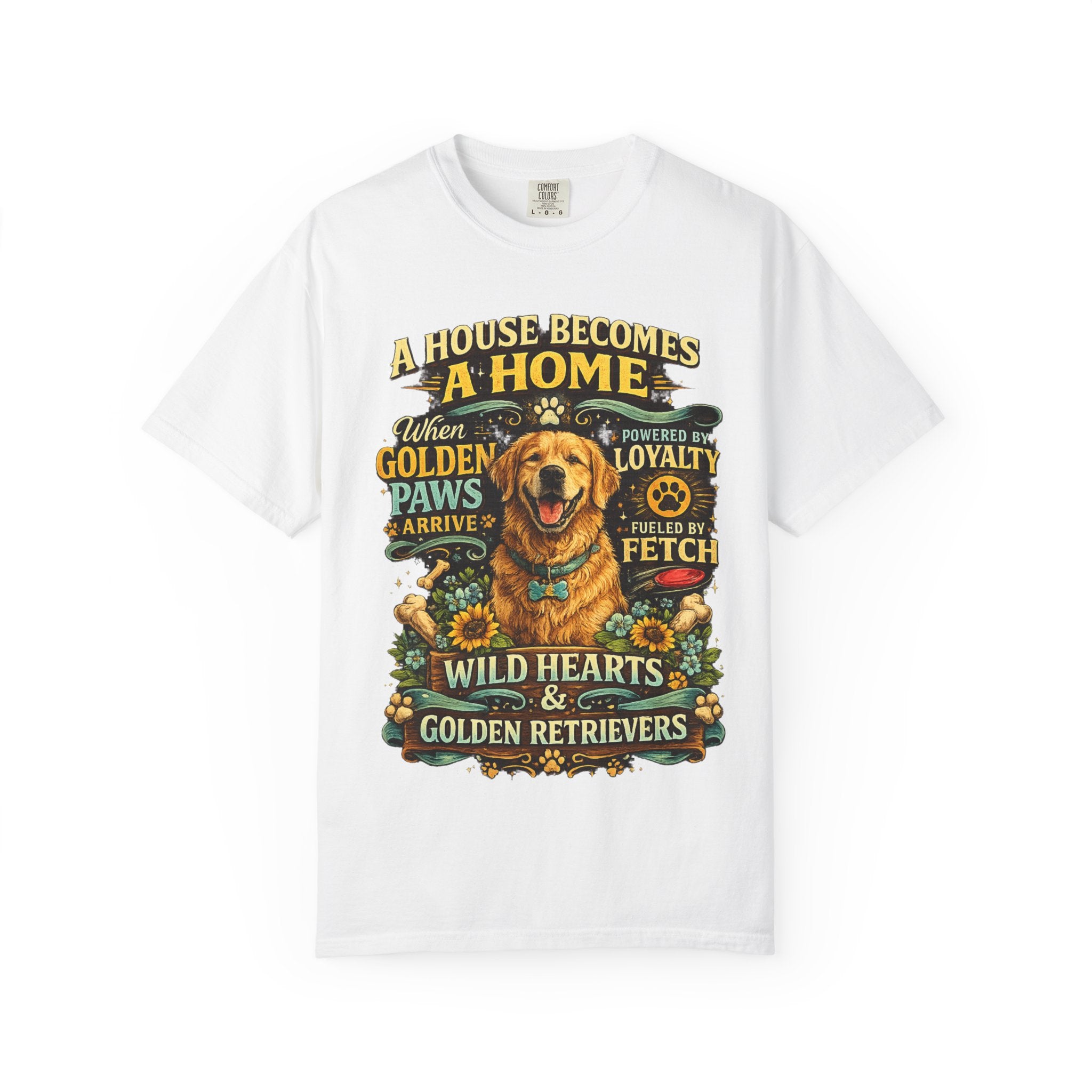 Golden Retriever Dog Mom & Dog Dad T-Shirt
