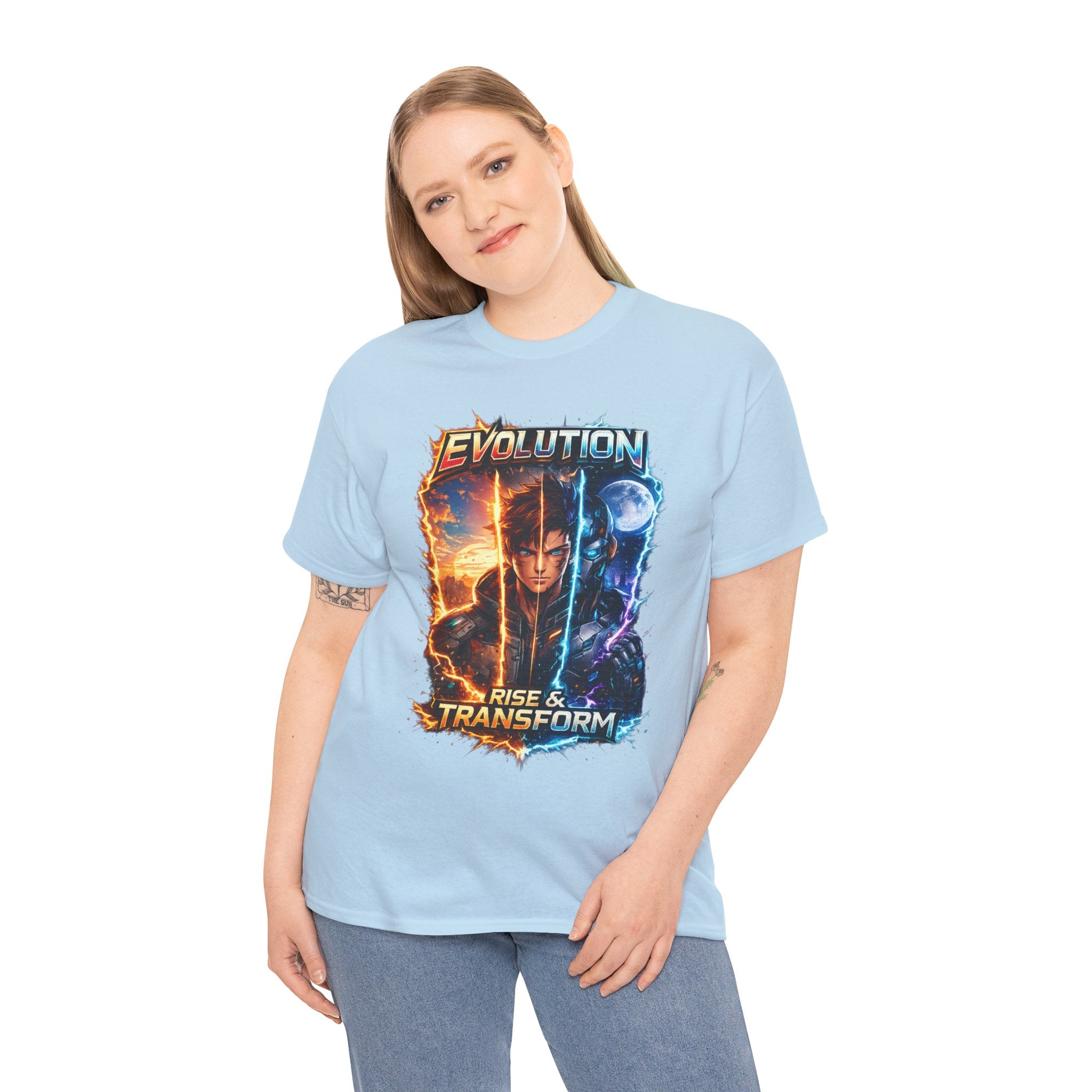 Evolution Rise & Transform Graphic Tee-T-Shirt-Everwave Co Apparel