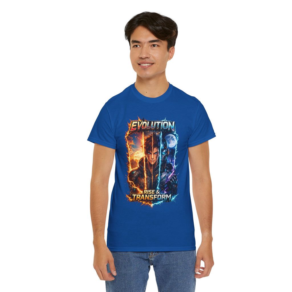 Evolution Rise & Transform Graphic Tee-T-Shirt-Everwave Co Apparel