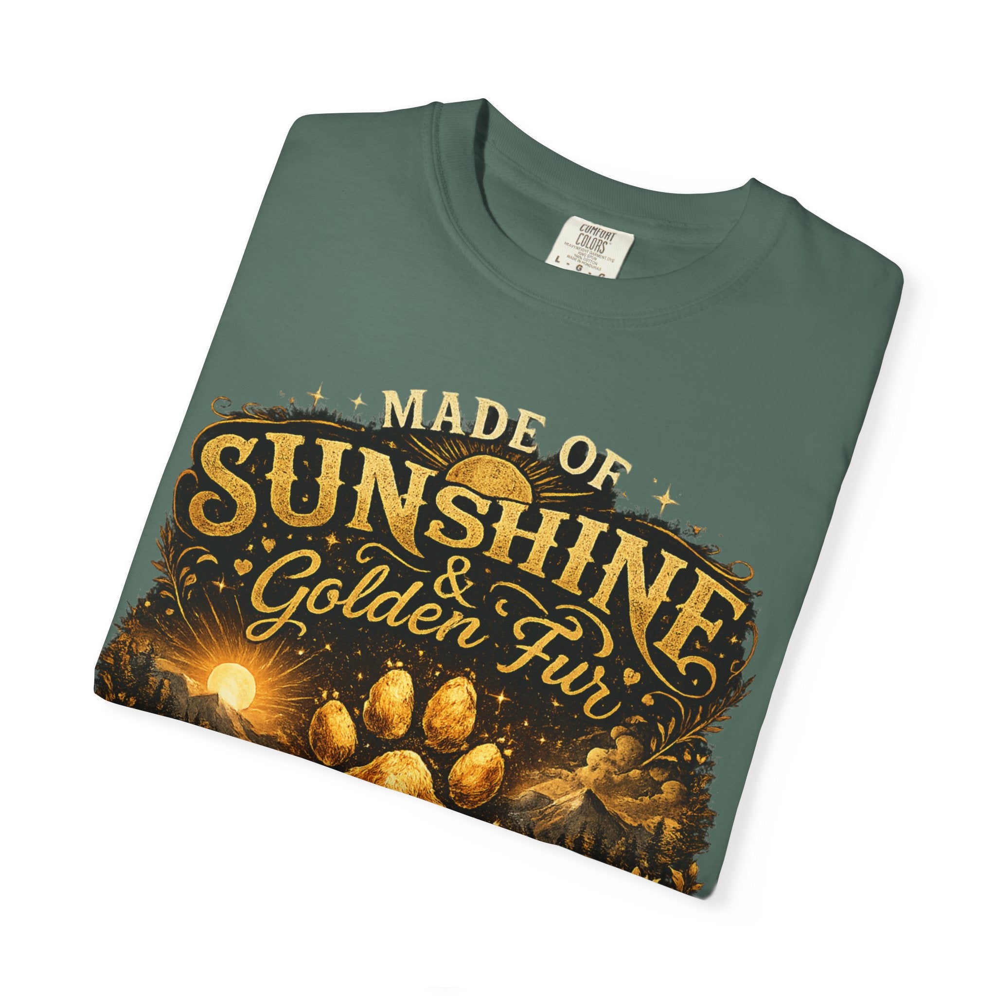 Golden Retriever Paw T-Shirt-T-Shirt-[Everwave Co Apparel