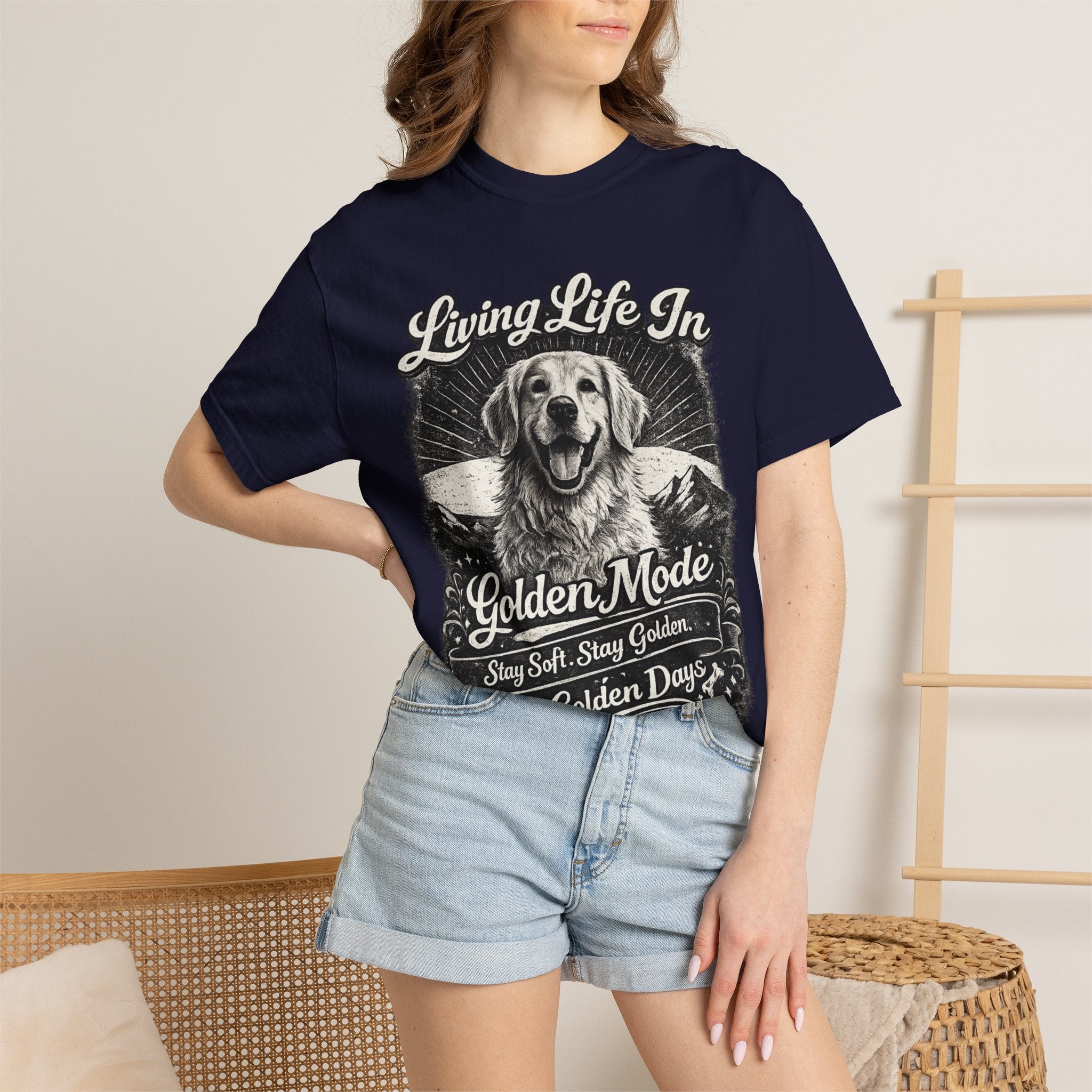 Golden Retriever Dog Lover Graphic T-Shirt