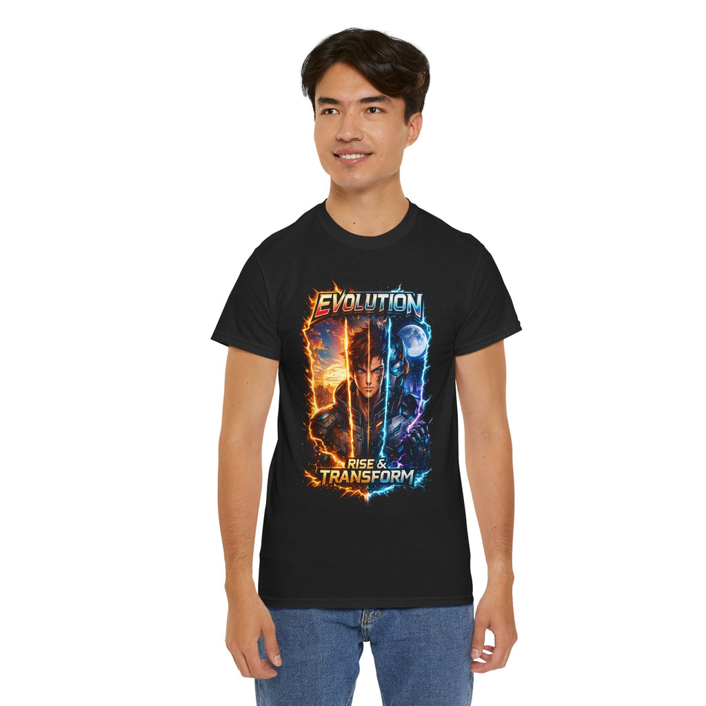 Evolution Rise & Transform Graphic Tee-T-Shirt-Everwave Co Apparel