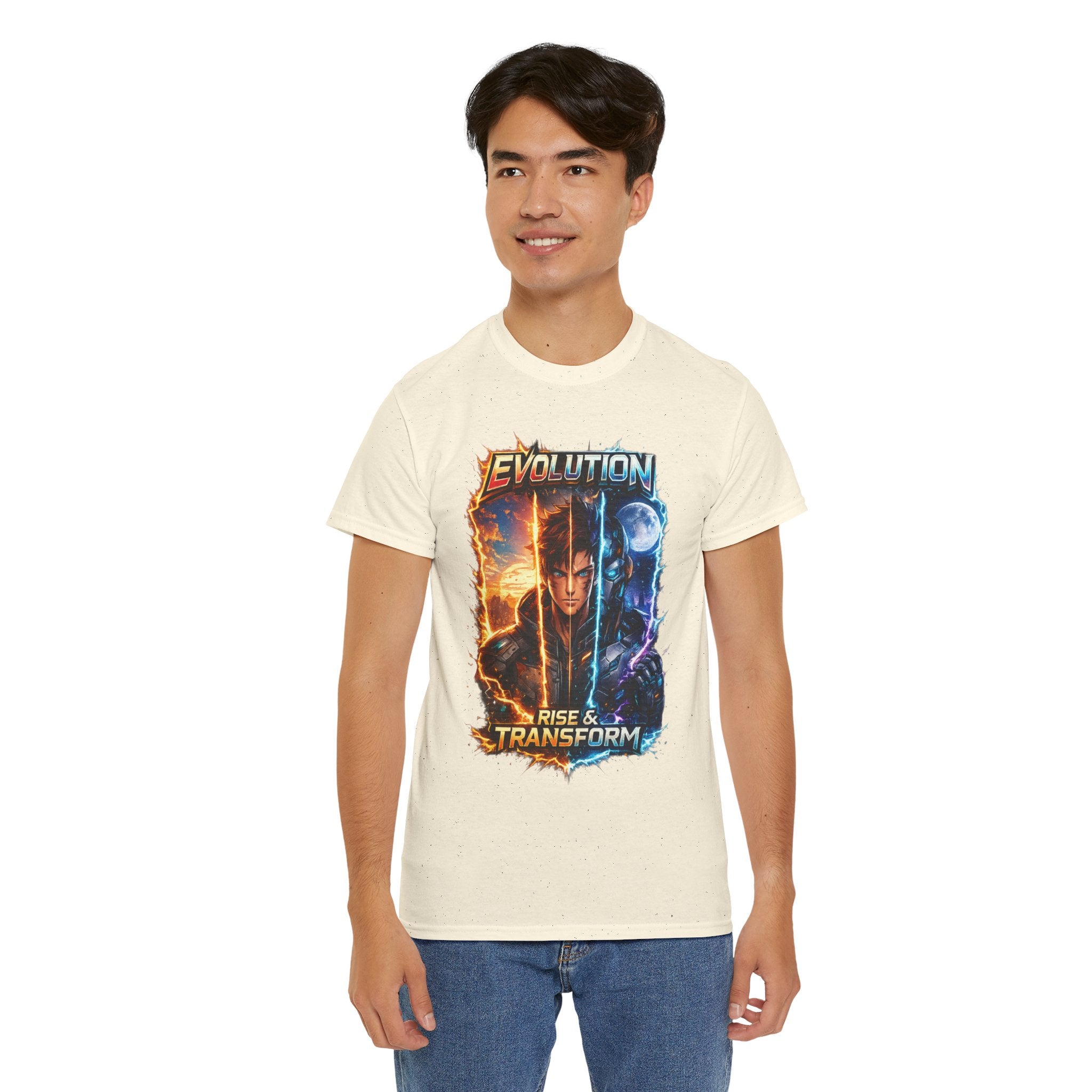 Evolution Rise & Transform Graphic Tee-T-Shirt-Everwave Co Apparel