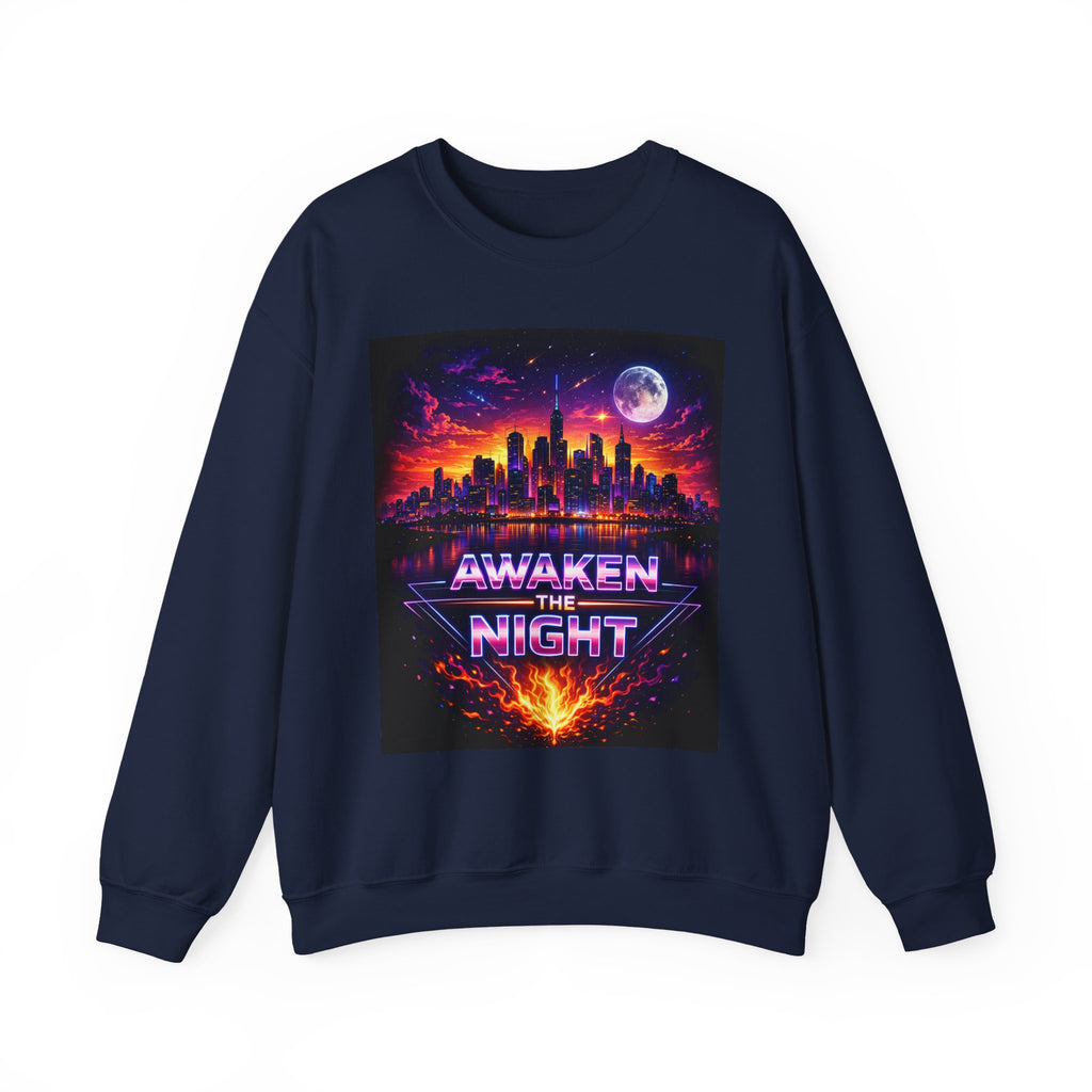Awaken the Night Sweatshirt-Sweatshirt-Everwave Co Apparel