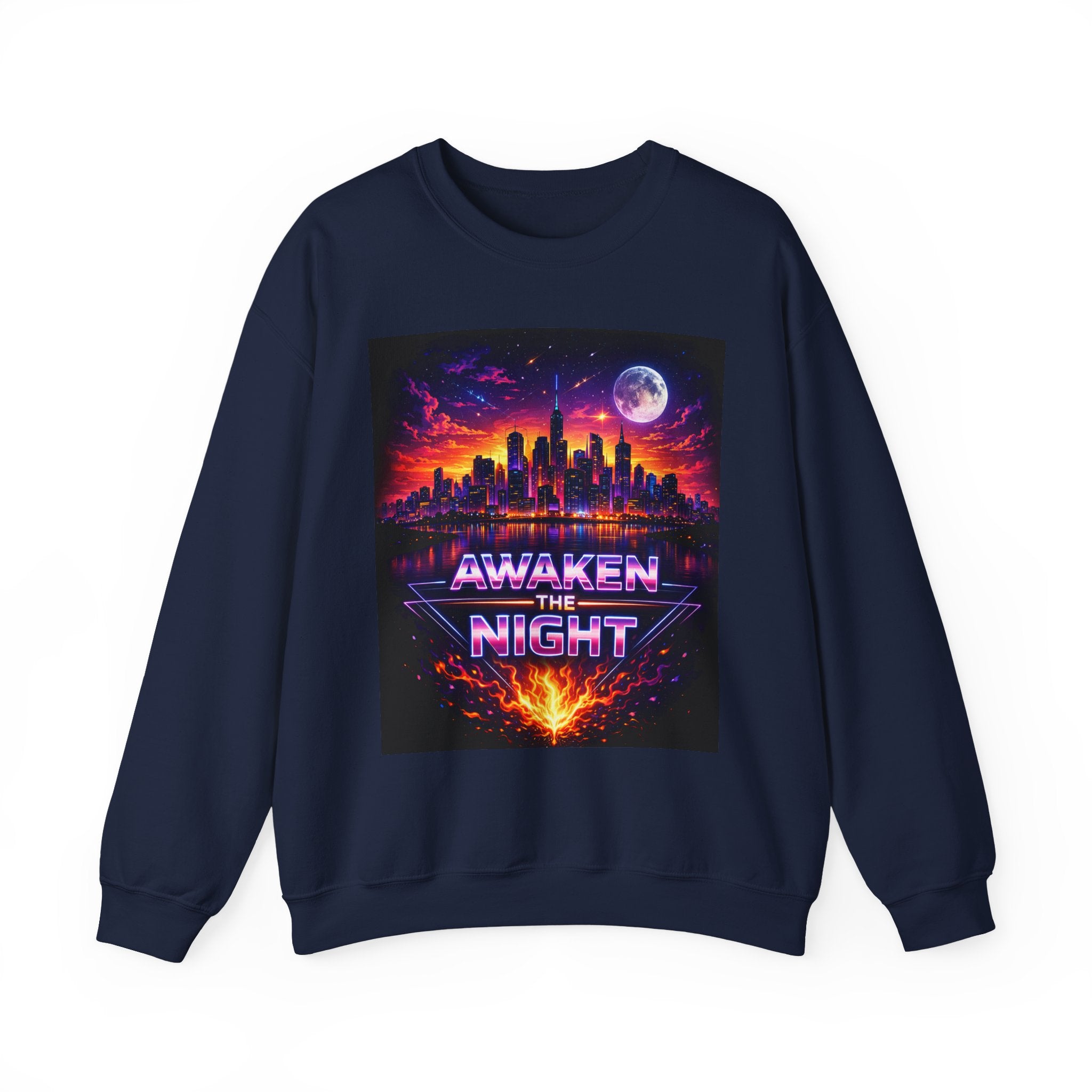 Awaken the Night Sweatshirt-Sweatshirt-Everwave Co Apparel