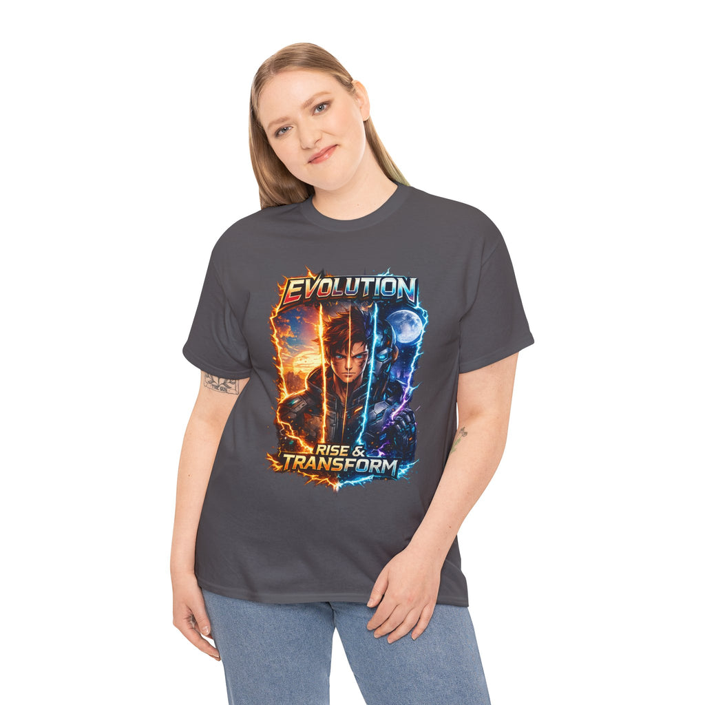 Evolution Rise & Transform Graphic Tee-T-Shirt-Everwave Co Apparel