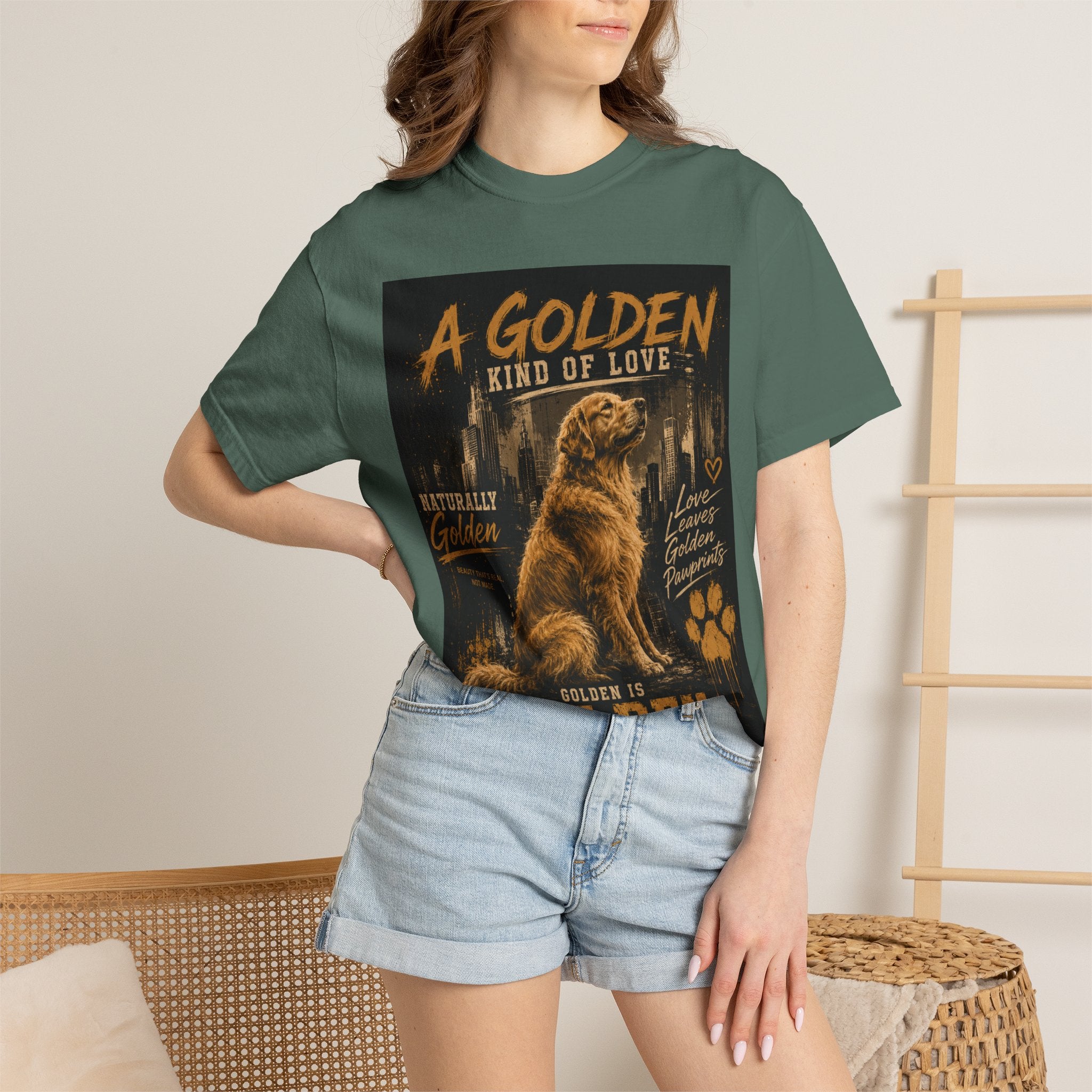 Golden Retriever Vintage Dog T-Shirt