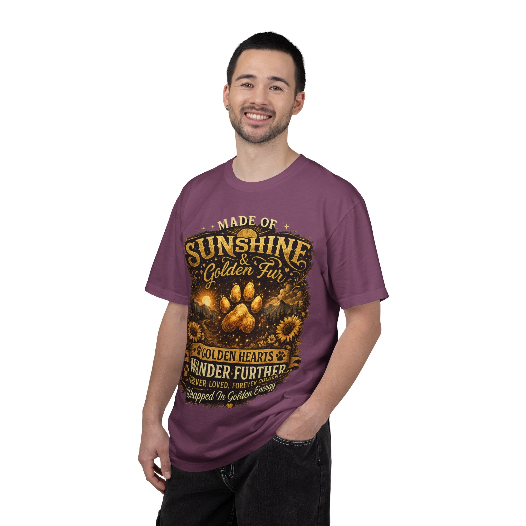 Golden Retriever Paw T-Shirt-T-Shirt-[Everwave Co Apparel