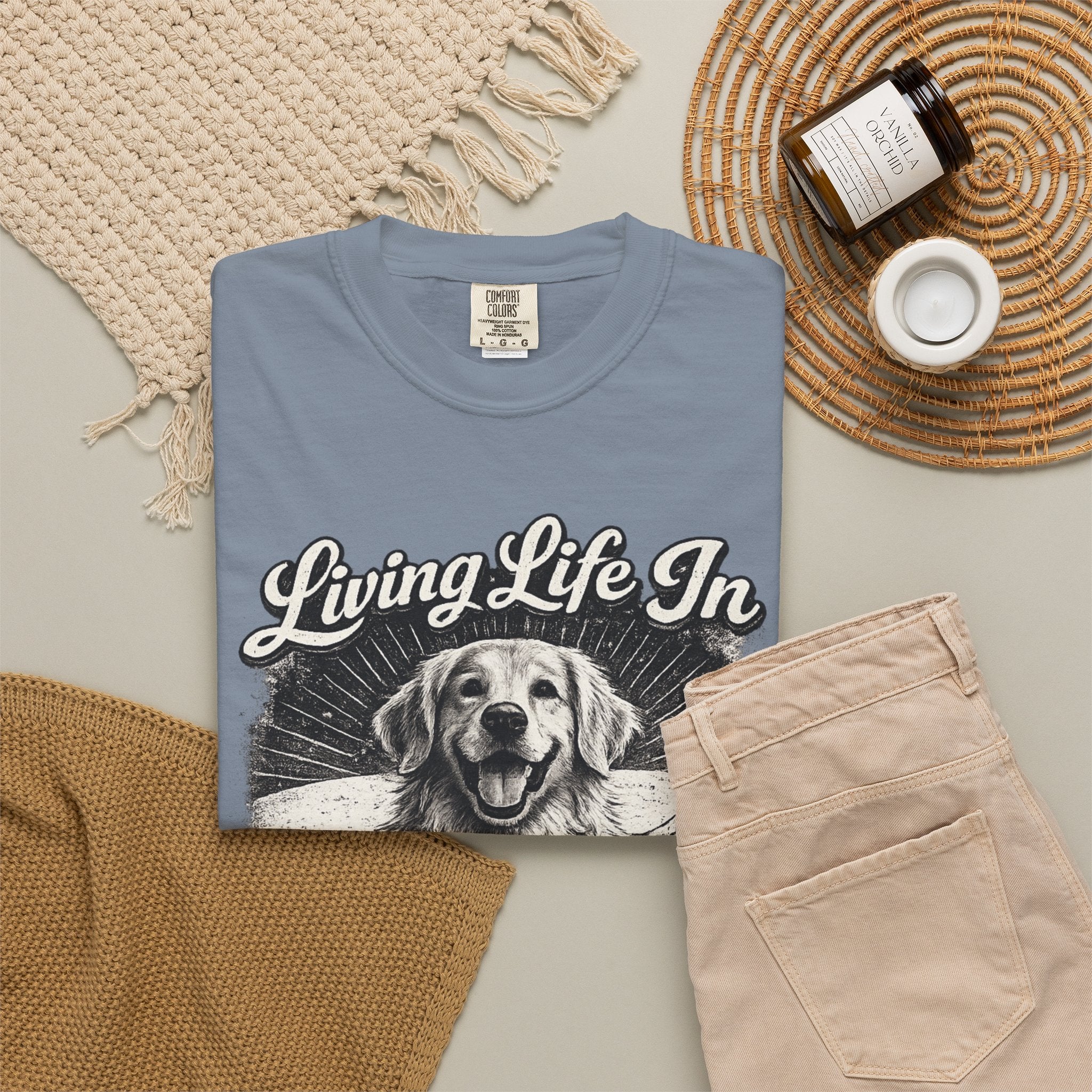 Golden Retriever Dog Lover Graphic T-Shirt