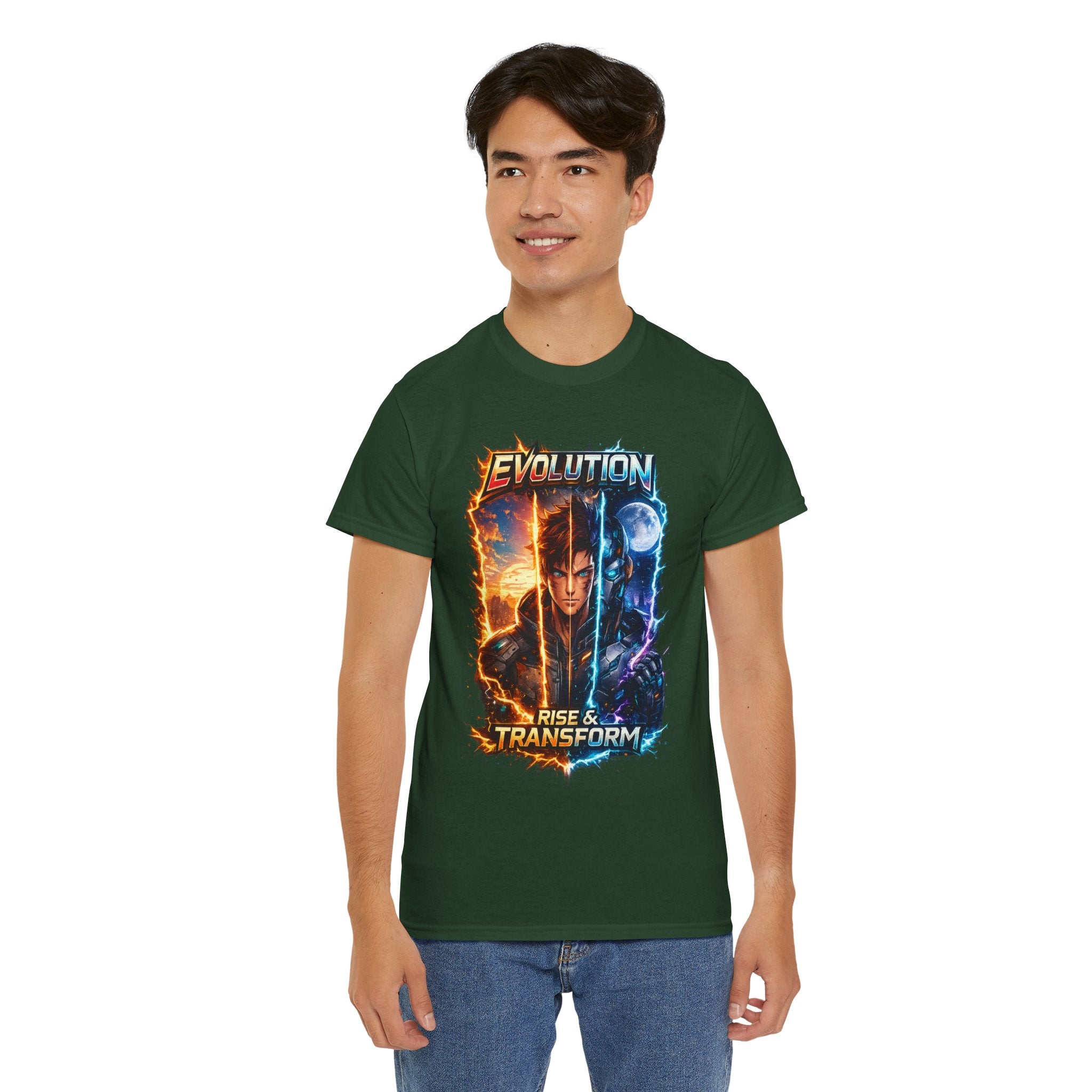 Evolution Rise & Transform Graphic Tee-T-Shirt-Everwave Co Apparel