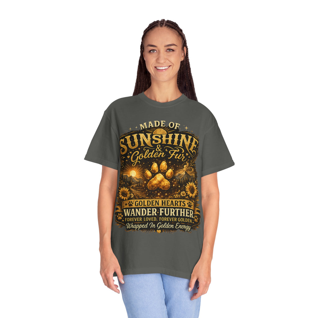 Golden Retriever Paw T-Shirt-T-Shirt-[Everwave Co Apparel