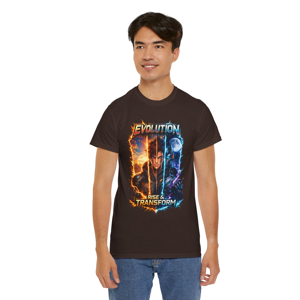 Evolution Rise & Transform Graphic Tee-T-Shirt-Everwave Co Apparel