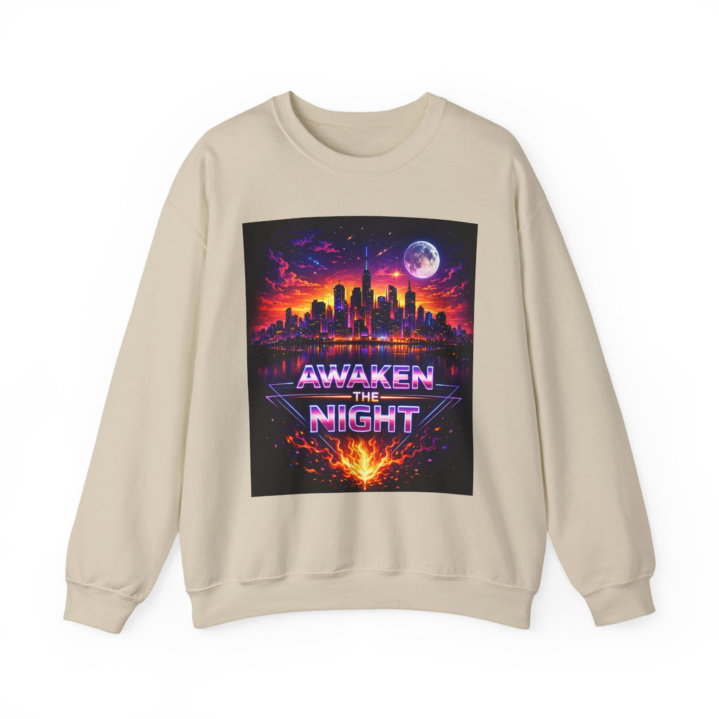 Awaken the Night Sweatshirt-Sweatshirt-Everwave Co Apparel