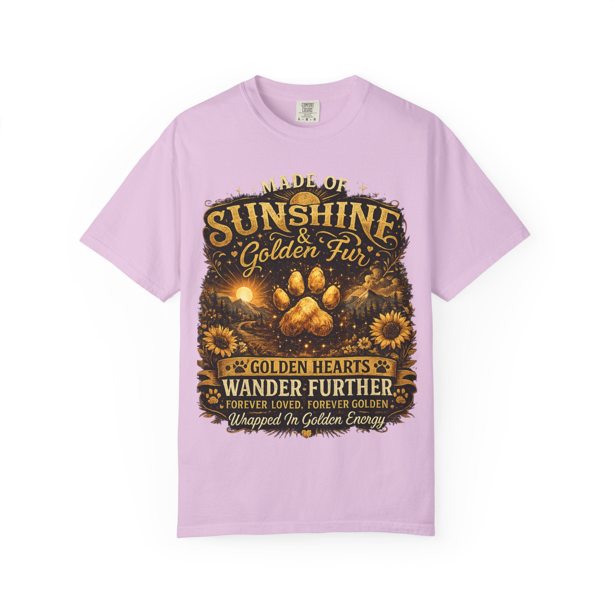 Golden Retriever Paw T-Shirt-T-Shirt-[Everwave Co Apparel