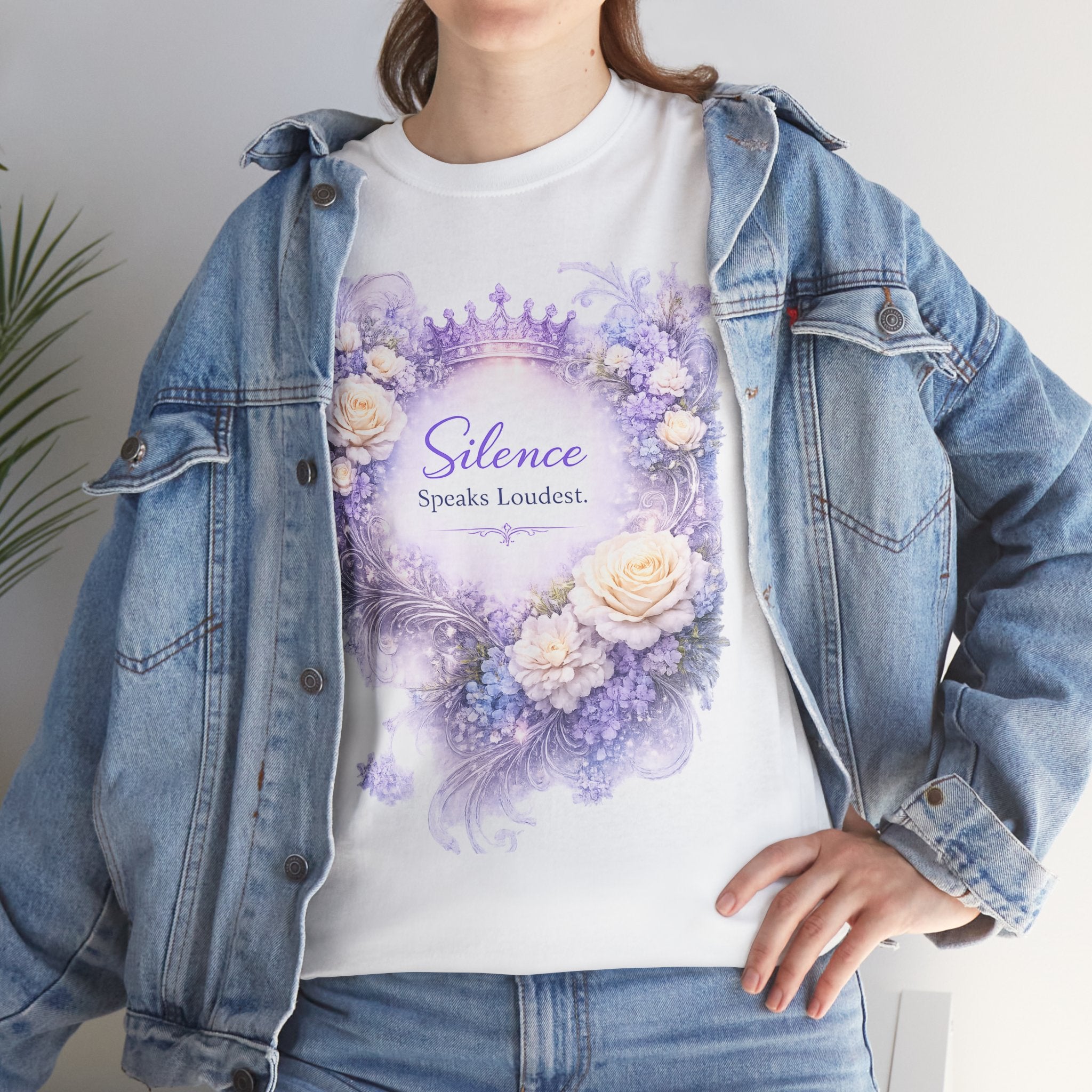 Floral 'Shine' Inspirational Tee