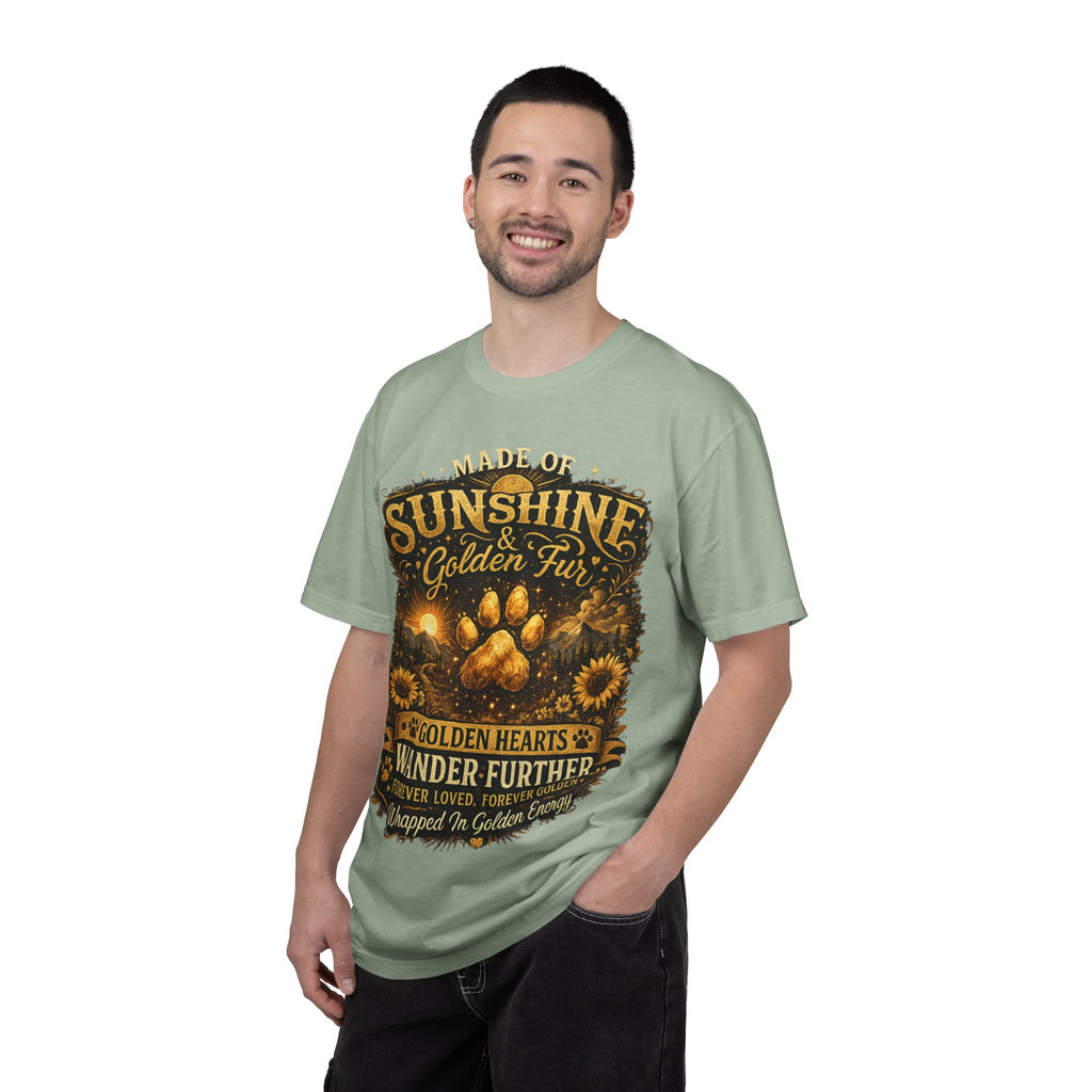 Golden Retriever Paw T-Shirt-T-Shirt-[Everwave Co Apparel