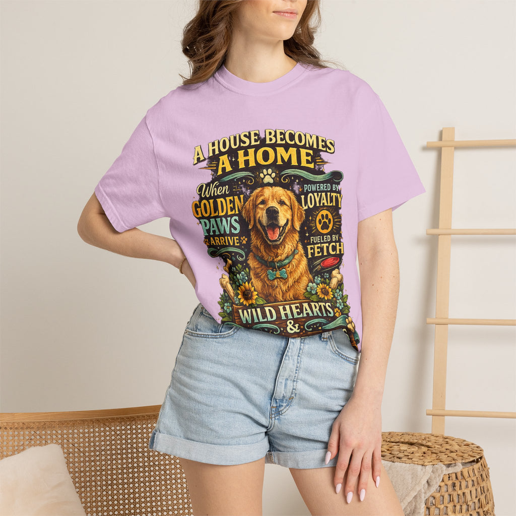 Golden Retriever Dog Mom & Dog Dad T-Shirt