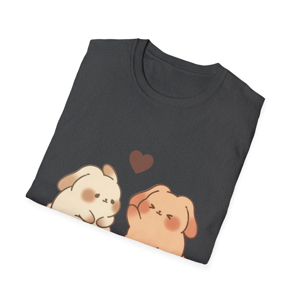 Cute Bunny Couple T-Shirt-T-Shirt-Everwave Co Apparel