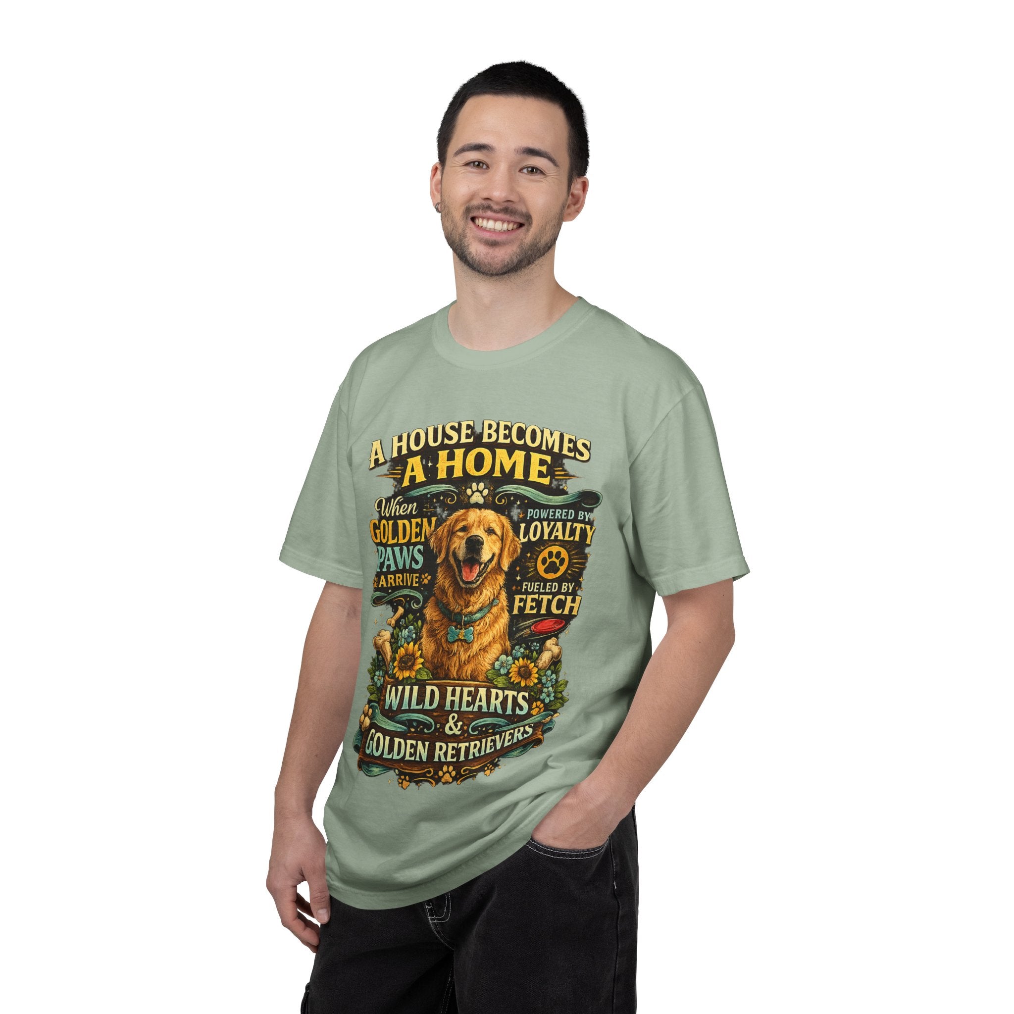 Golden Retriever Dog Mom & Dog Dad T-Shirt