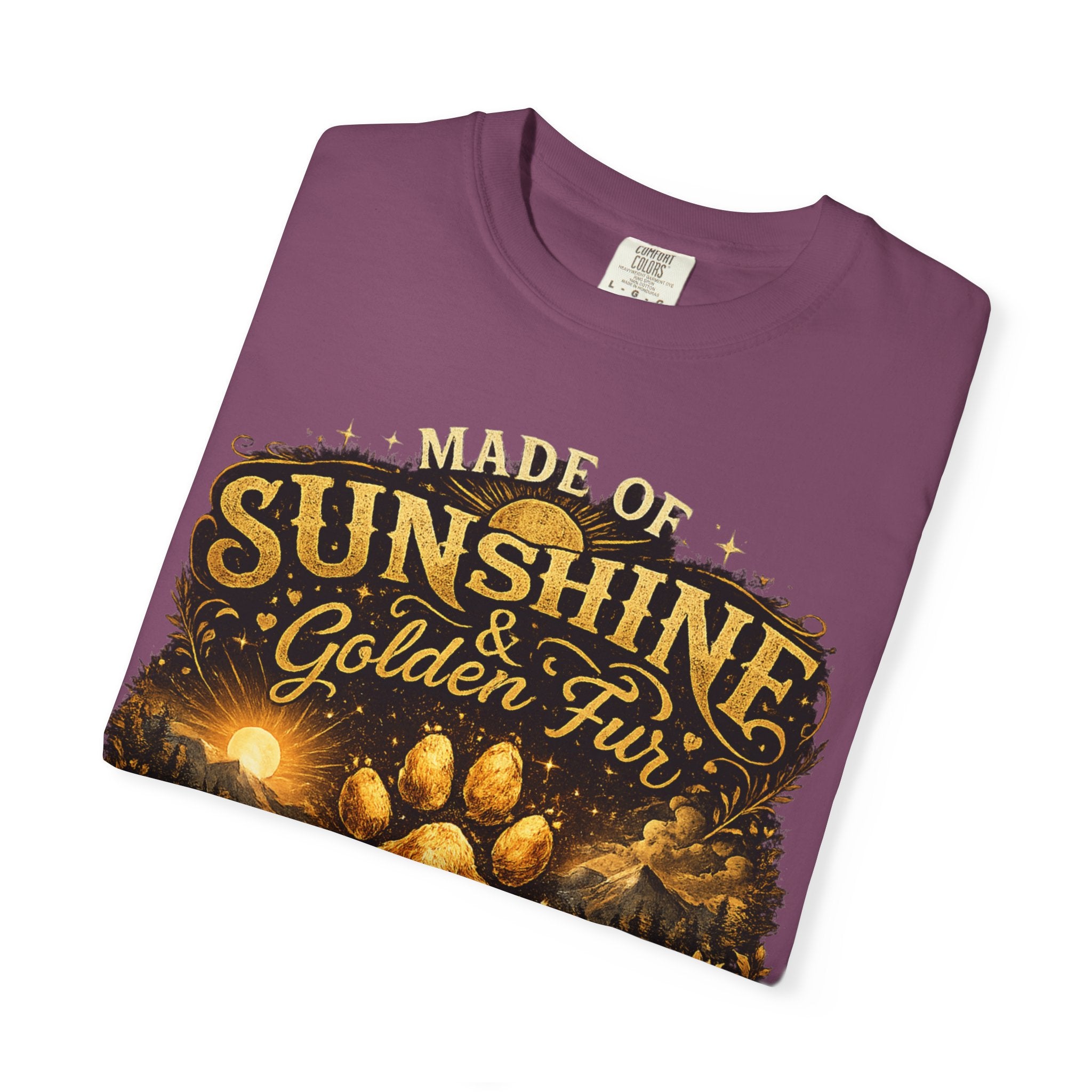 Golden Retriever Paw T-Shirt-T-Shirt-[Everwave Co Apparel